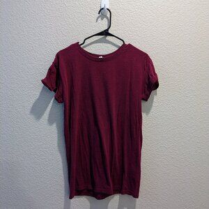 H&M maroon t-shirt dress - Size XS